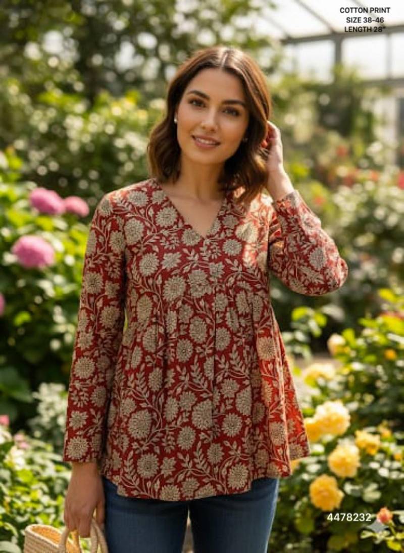 Naisha K 323 Vol 2 Casual Wear Cotton Short Top Collection