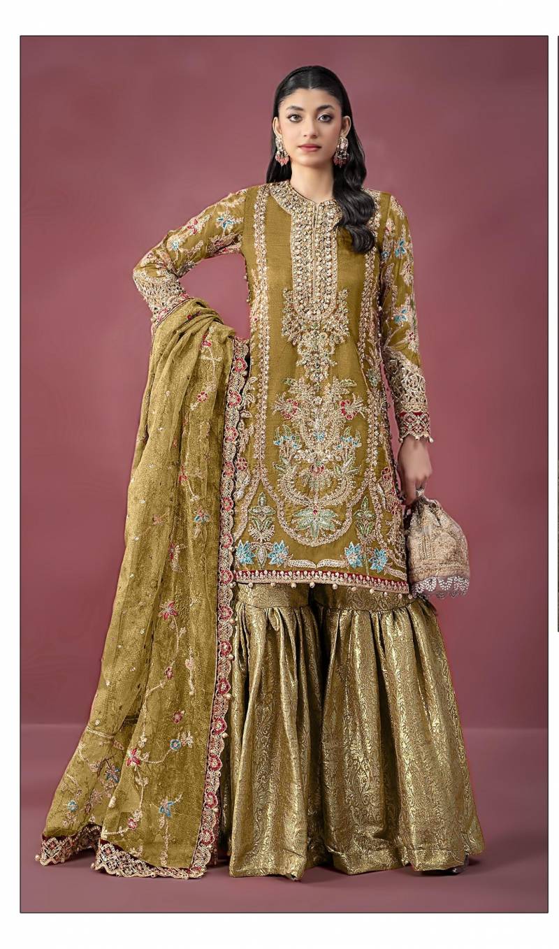 Shree R 1689 Viscose Simmer Designer Pakistani Salwar Suits Collection