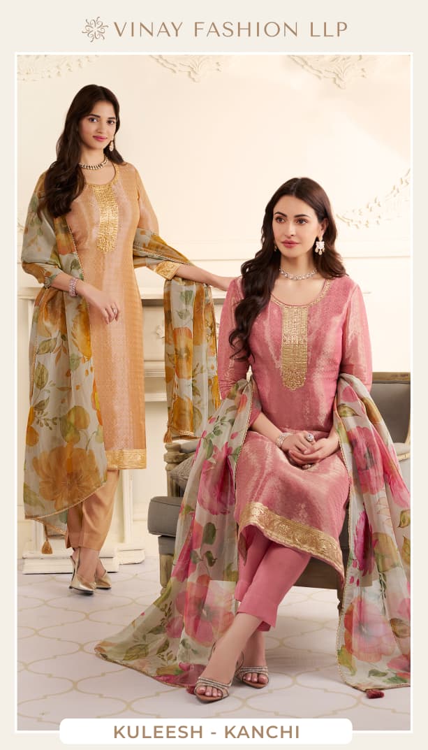 Vinay Kuleesh Kanchi Kanchivaram Silk Salwar Suits Collection