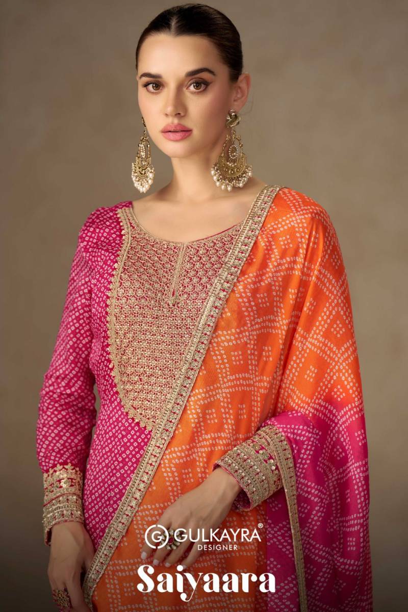 Gulkayra Saiyaara Chinon Embroidery Designer Salwar Suits Collection