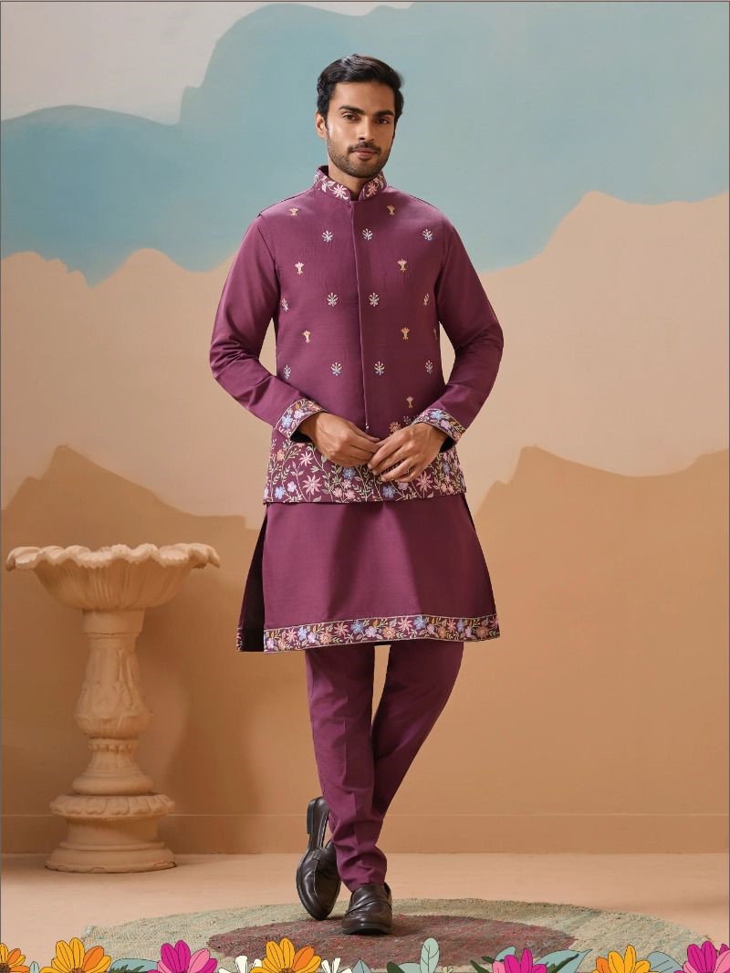 Shubhvastra Royal Rivaaj Wedding Mens Wear Kurta Bottom Koti Collection