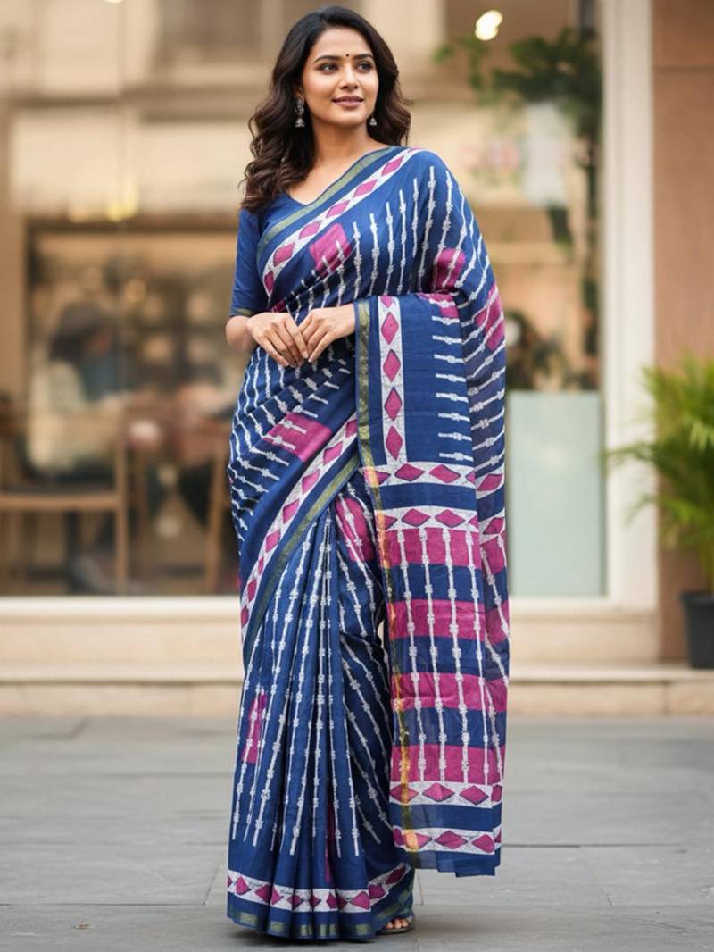 Df Jasud B Model Pure Cotton Beautiful Saree Collection