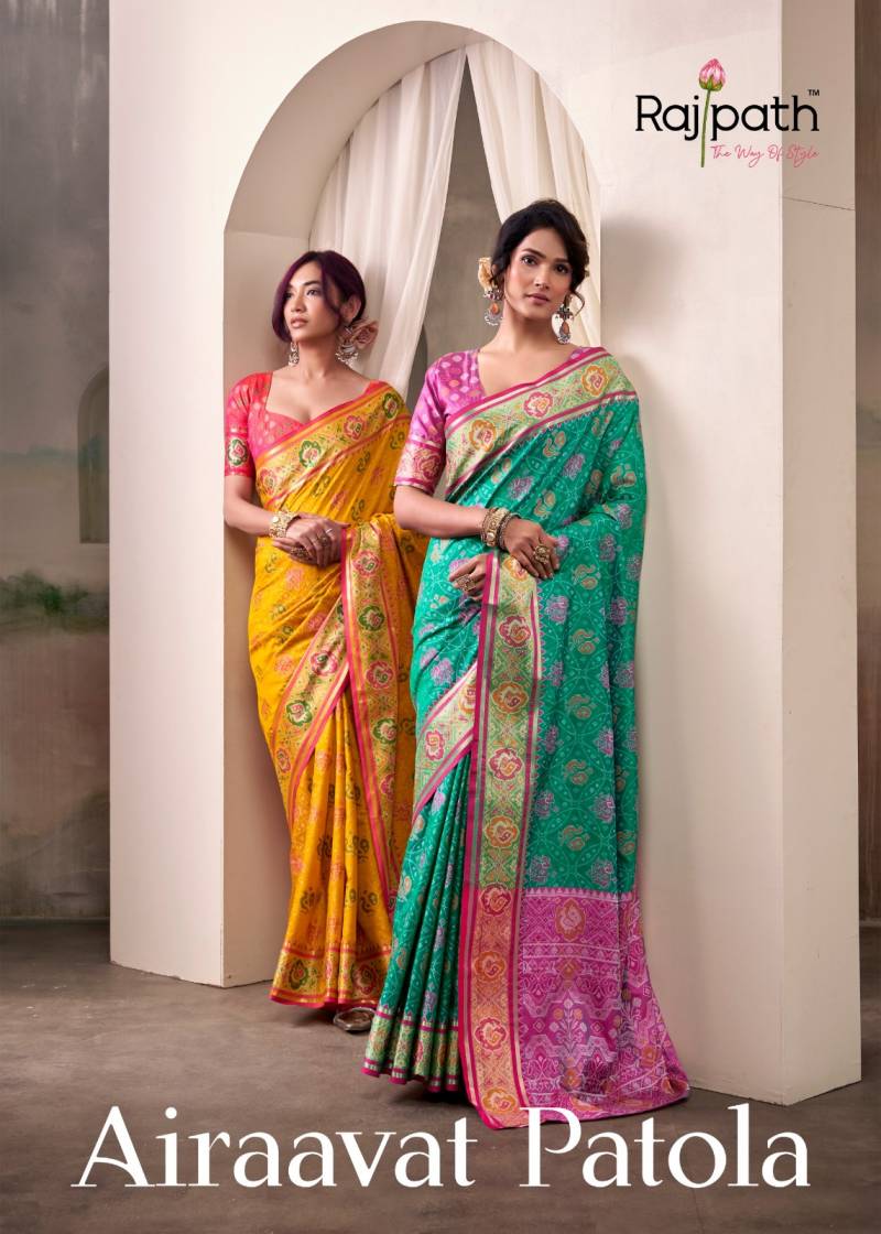 Rajpath Airaavat Beautiful Patola Silk Saree Collection