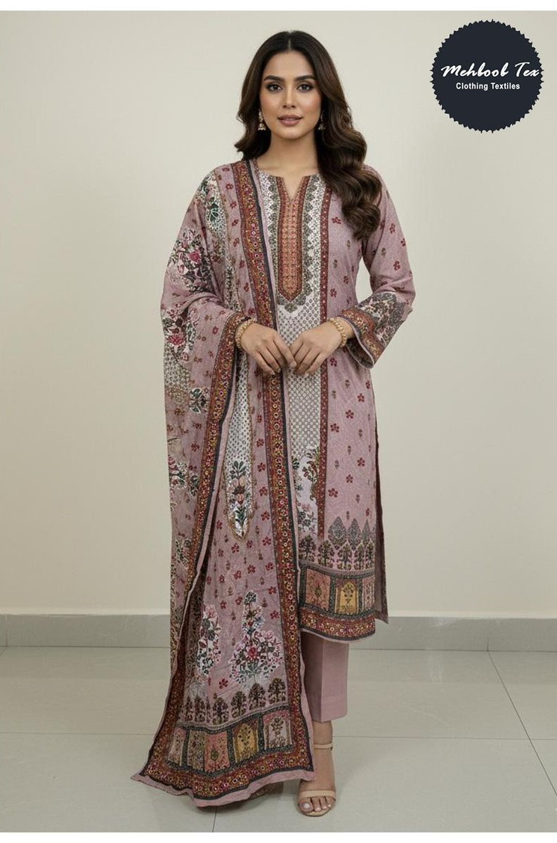 Mehboob Tex 1812 And 1813 Pakistani Salwar Suits Collection