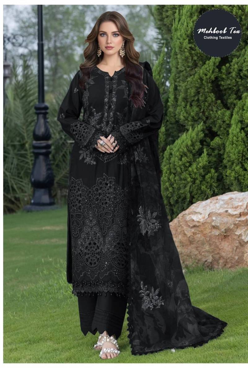 Mehboob Tex 1815 A And B Embroidery Pakistani Salwar Suits Collection