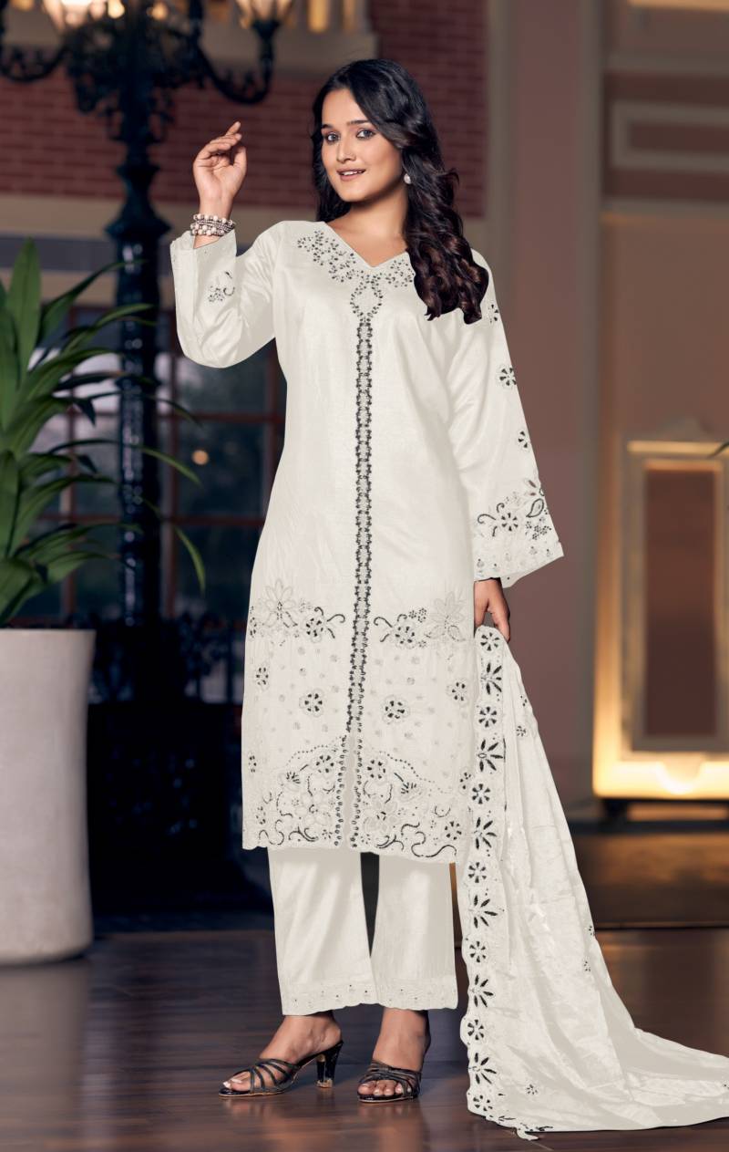 Sajida 128 A And B Gadhwal Silk Readymade Pakistani Salwar Suits Collection
