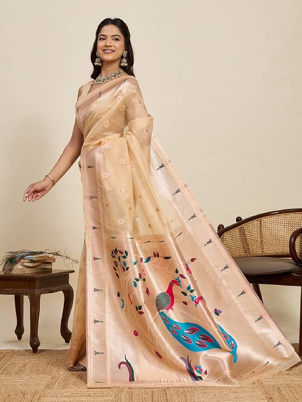 Maahi 211 Traditional Paithani Silk Saree Collection