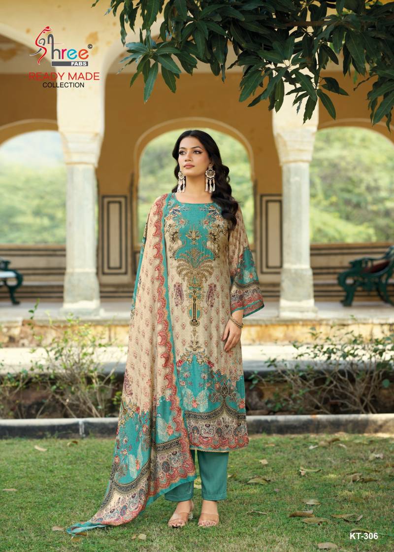 Shree Kt 306 Viscose Maslin Digital Printed Pakistani Salwar Suits Collection