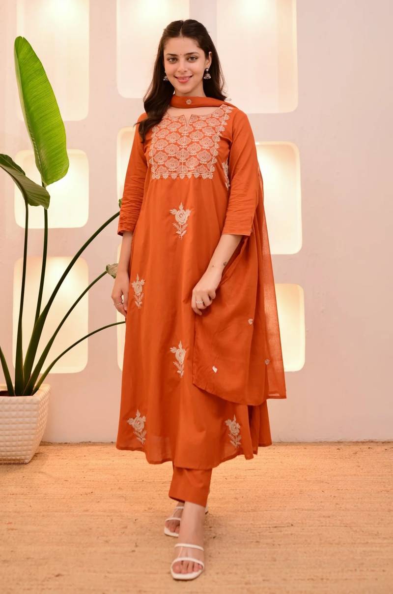 Dhruvi 385 Designer Silk Kurti With Bottom Dupatta Collection