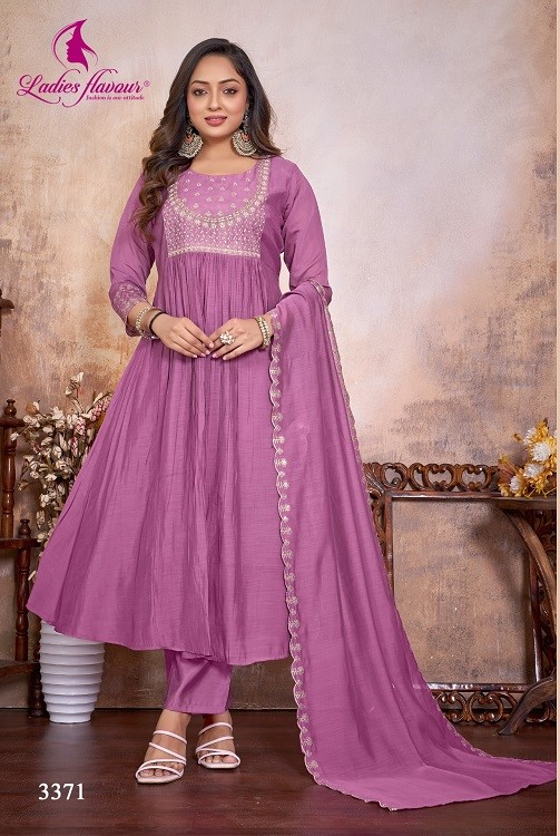 Ladies Flavour 3171 And 3172 Festive Wear Kurti Bottom With Dupatta Collection