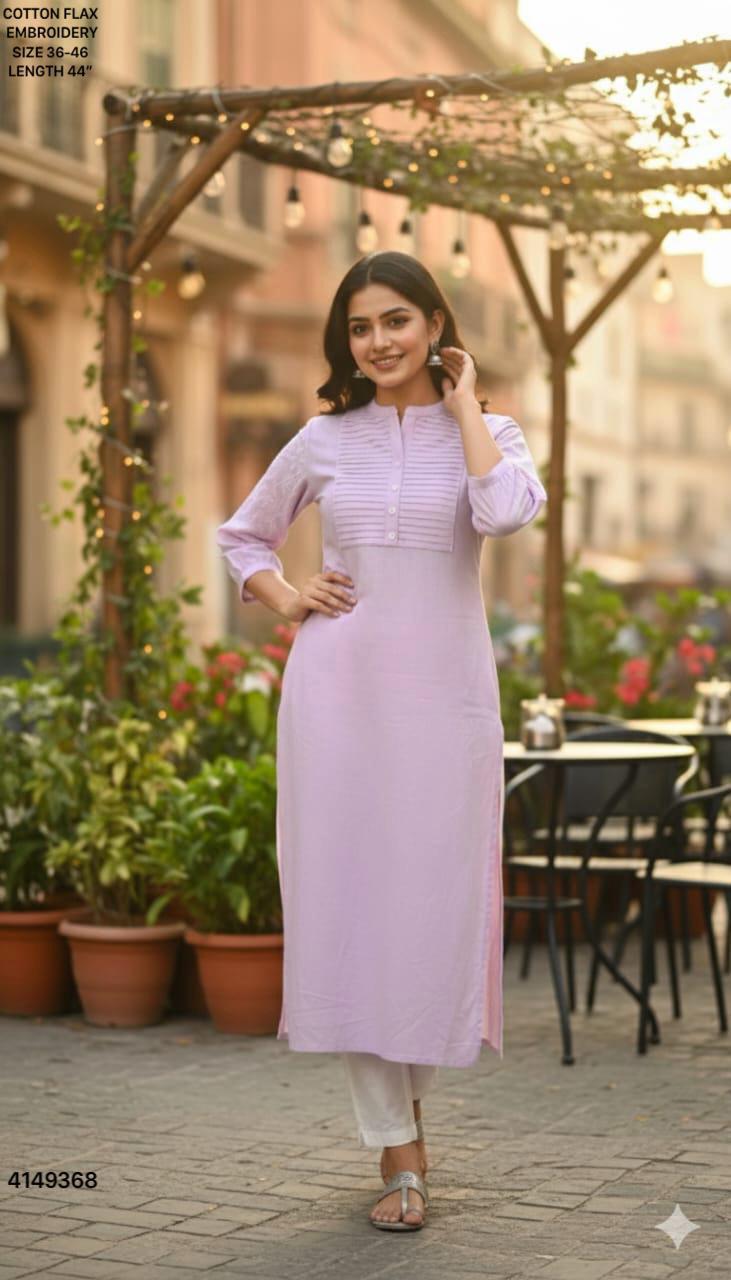 Naisha K 498 Cotton Flex Daily Wear Kurti Collection