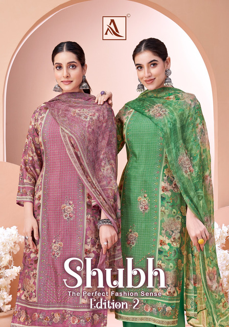 Alok Shubh Edition 2 Maslin Printed Dress Material Collection