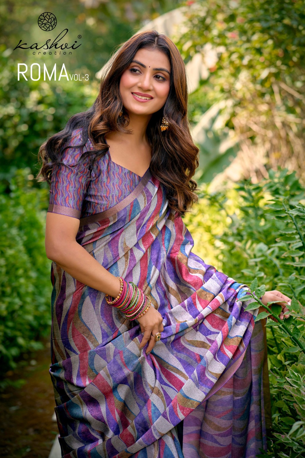 Kashvi Roma Vol 3 Cadbury Silk Printed Saree Collection