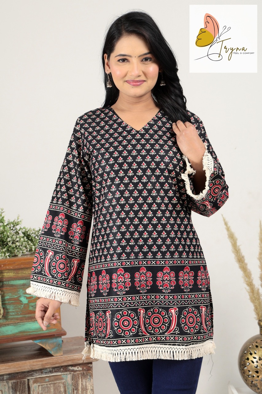 Tryna Kashmiri Soft Cotton Ladies Top Collection