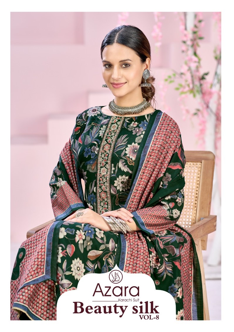 Radhika Azara Beauty Silk Vol 8 Modal Printed Dress Material