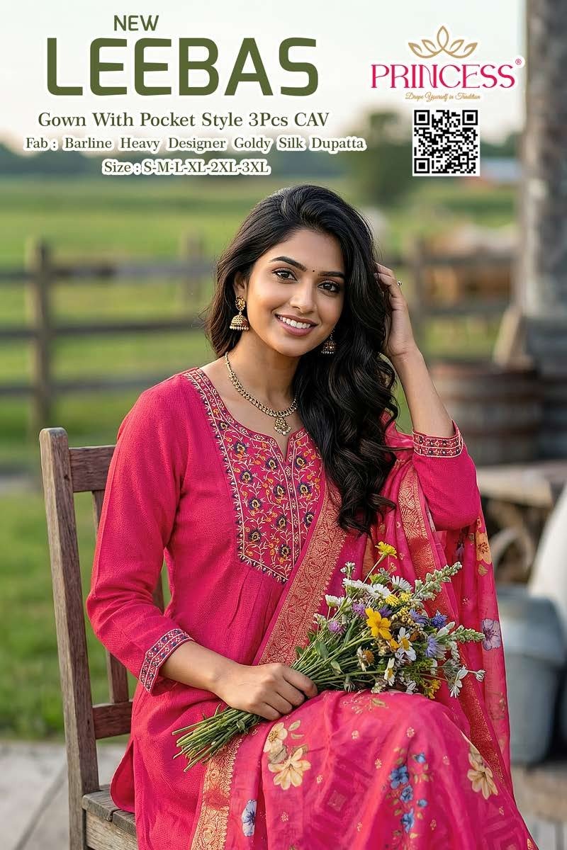 Princess New Leebas Anarkali Kurti Pant And Dupatta Collection