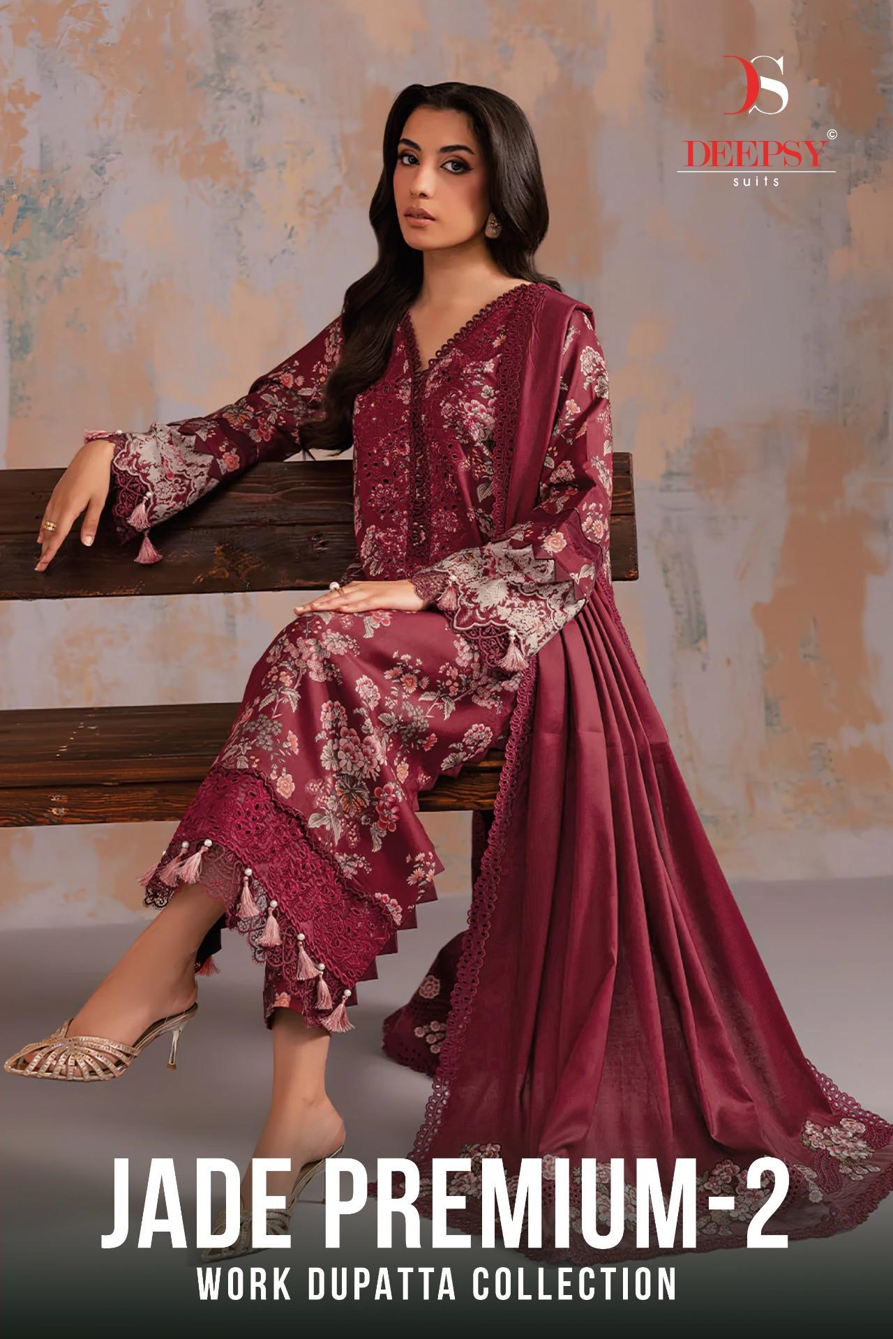 Deepsy Jade Premium Vol 2 Embroidery Pakistani Salwar Kameez