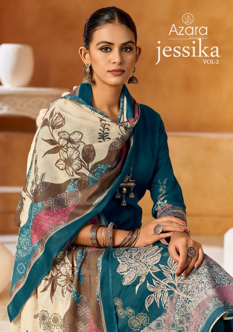 Radhika Azara Jessika Vol 2 Printed Dress Material Collection