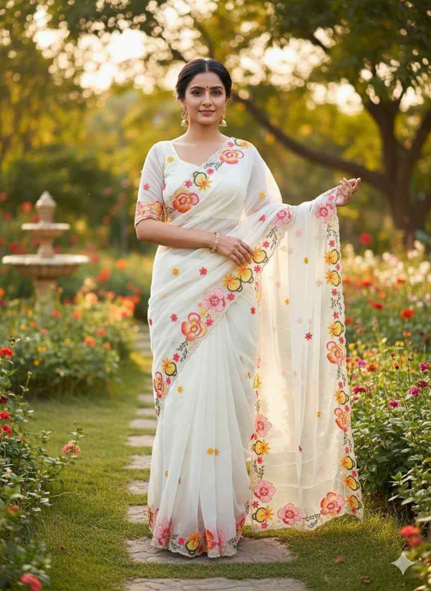 Kc 39 Georgette Latest New Party Wear Saree Collection