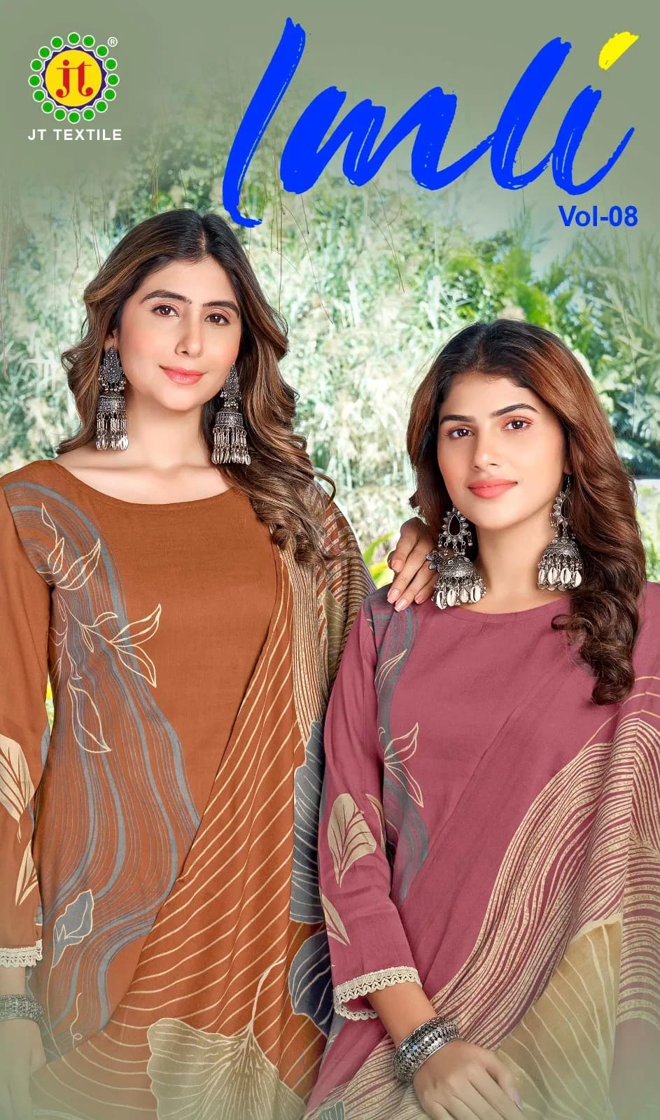 Jt Imli Vol 8 Casual Wear Foil Printed Dress Material Collection