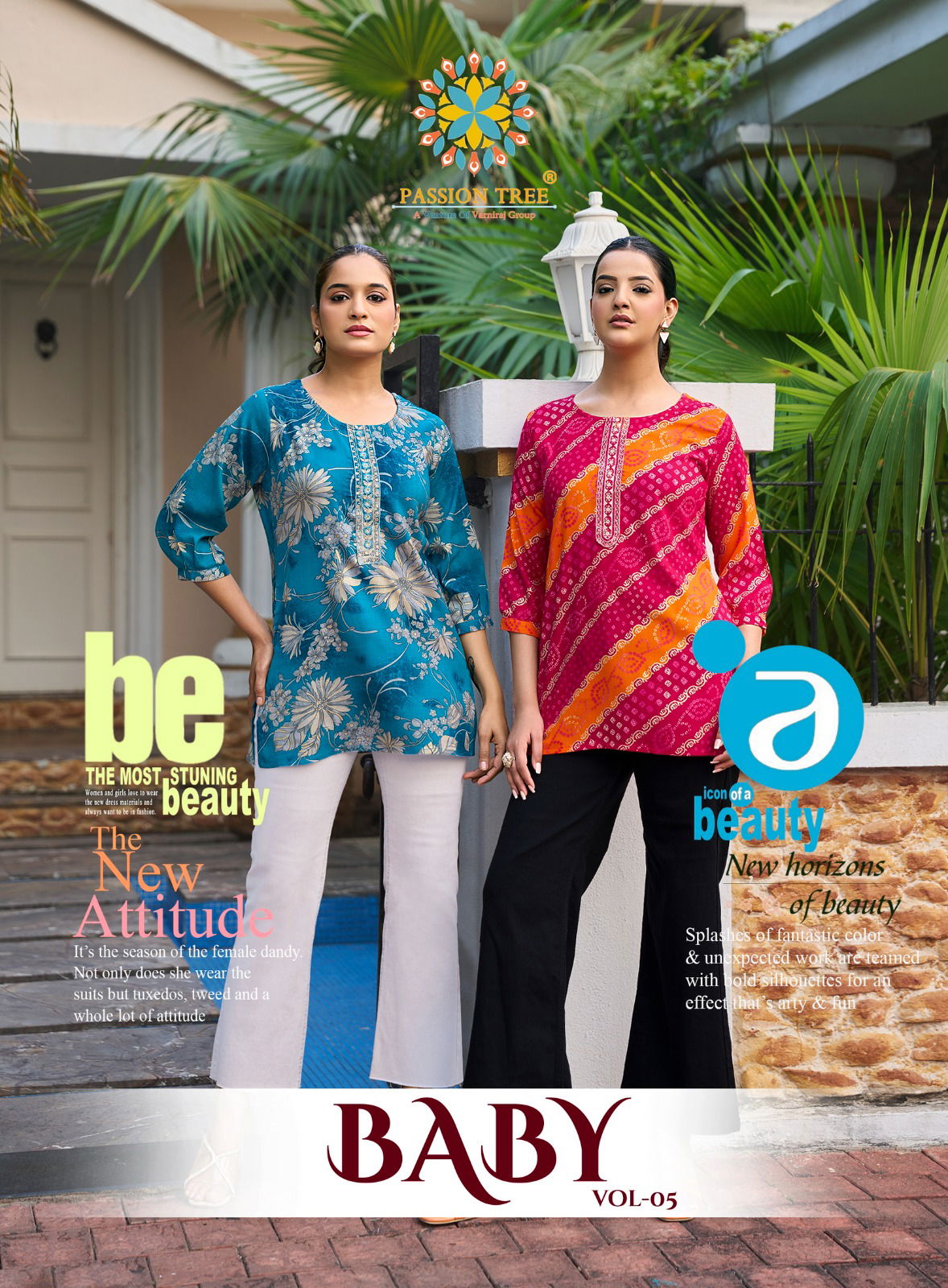 Passion Tree Baby Vol 5 Rayon Printed Short Top Collection