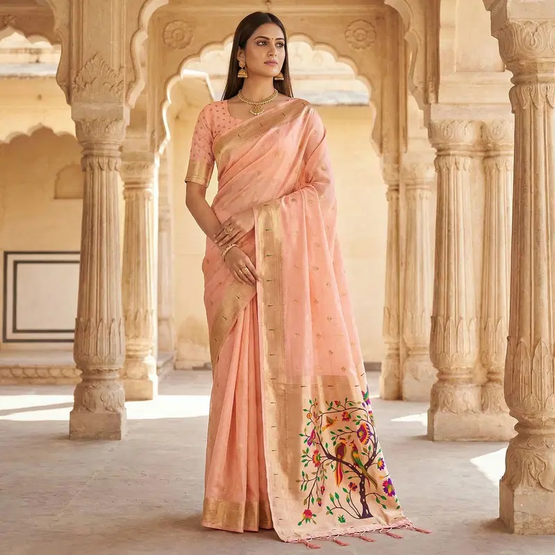 Mb 1111 Traditional Paithani Silk Saree Collection