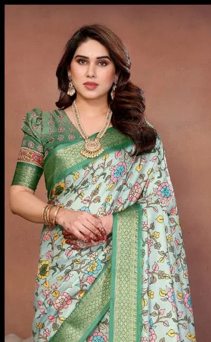 Shc Axita Vol 1 Premium Cotton Kalamkari Saree Collection