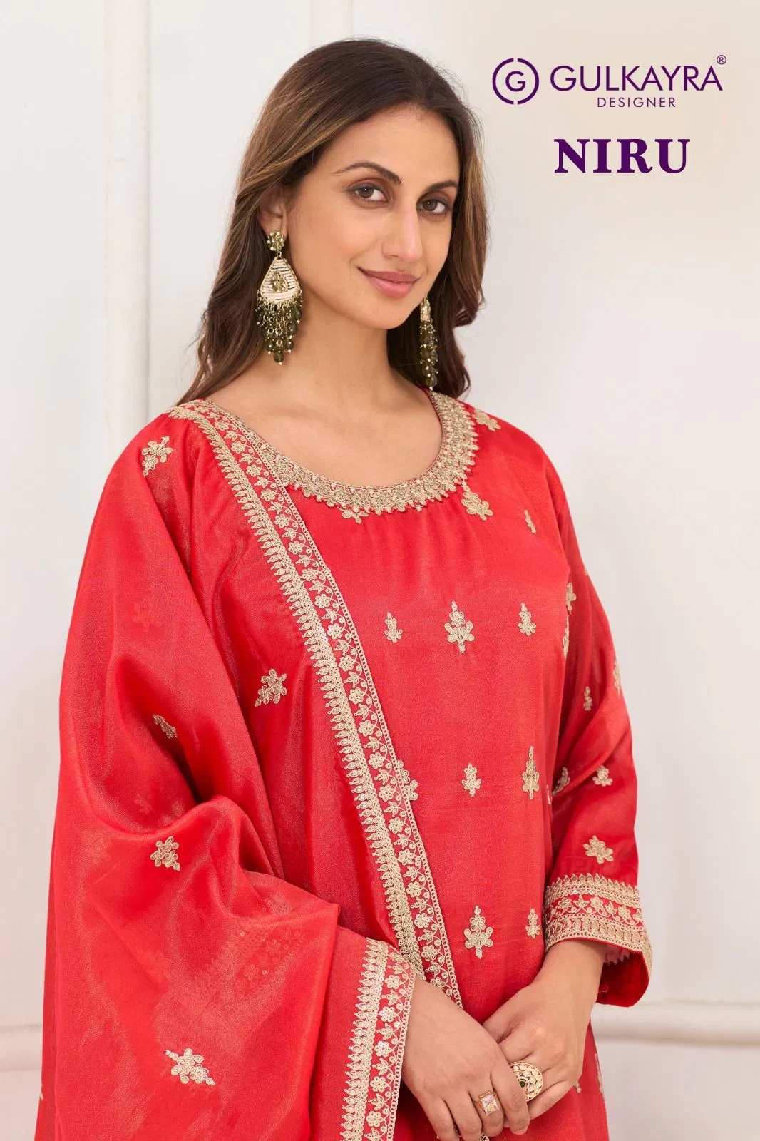 Gulkayra Niru Real Simar Silk Embroidered Salwar Kameez Collection