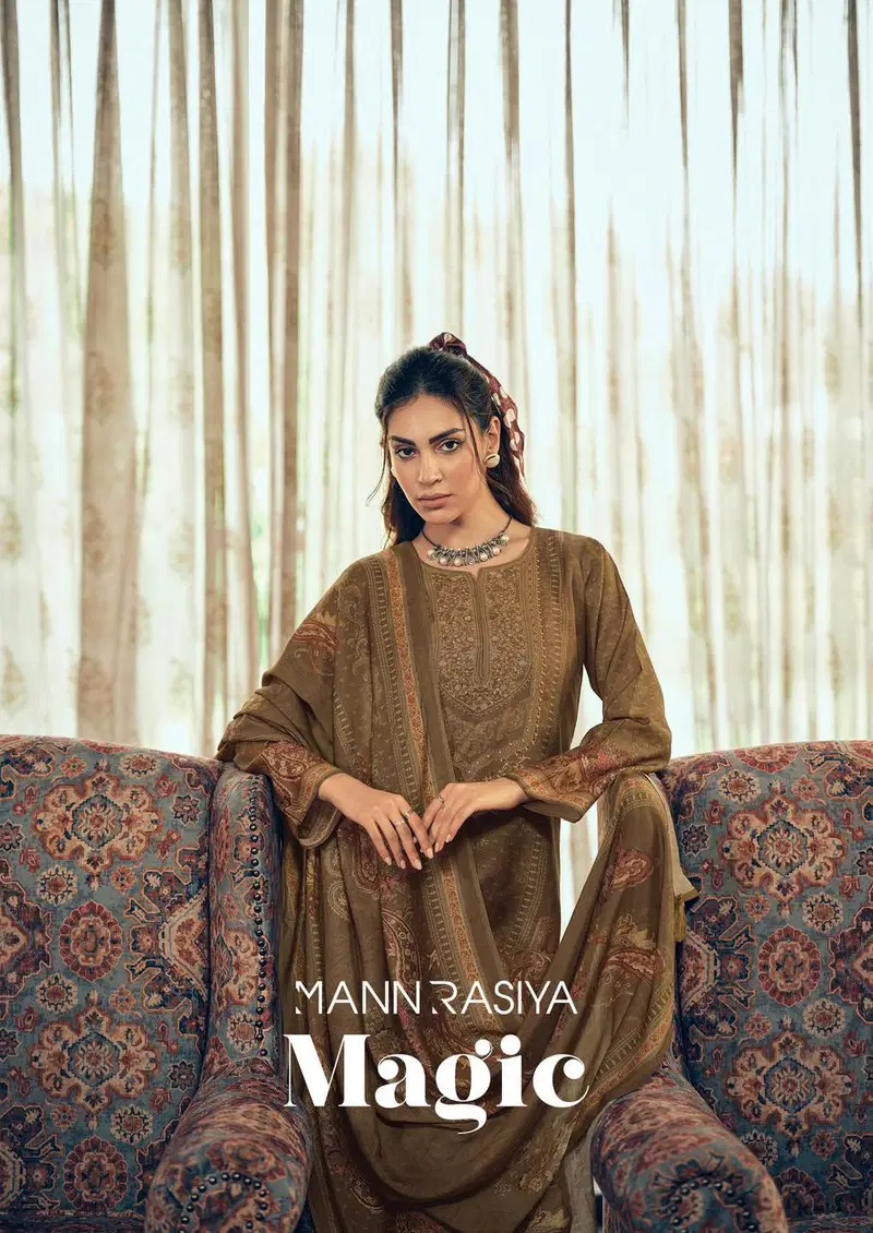 Mannrasiya Magic Viscose Khatli Worked Salwar Kameez Collection