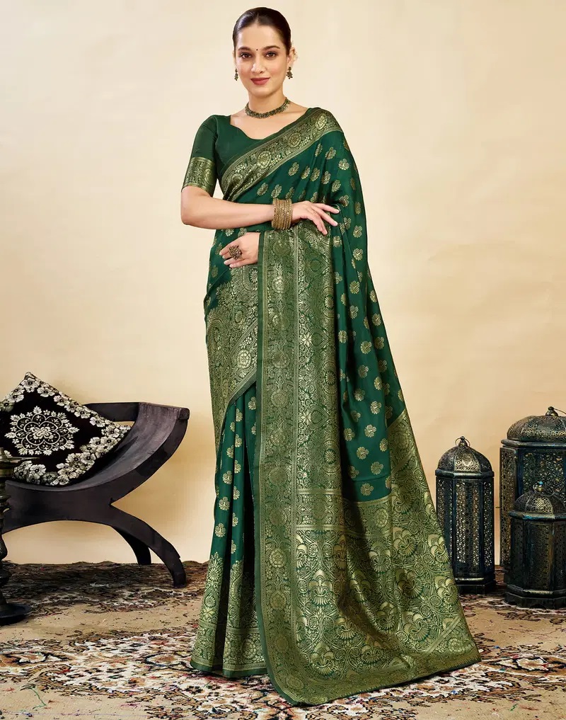 SM Pari 216 Festive Wear Silk Woven Saree Collection