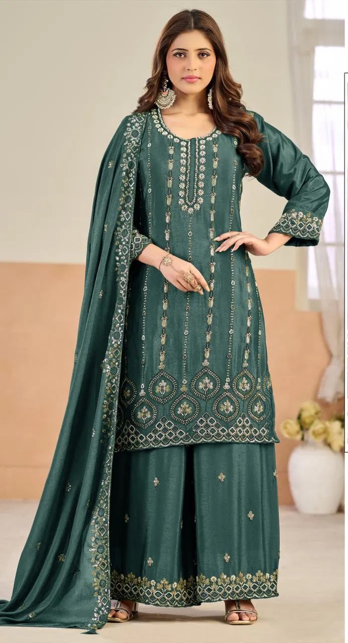 Bilqis B 271 A To D Chinon Readymade Pakistani Salwar Suits Collection