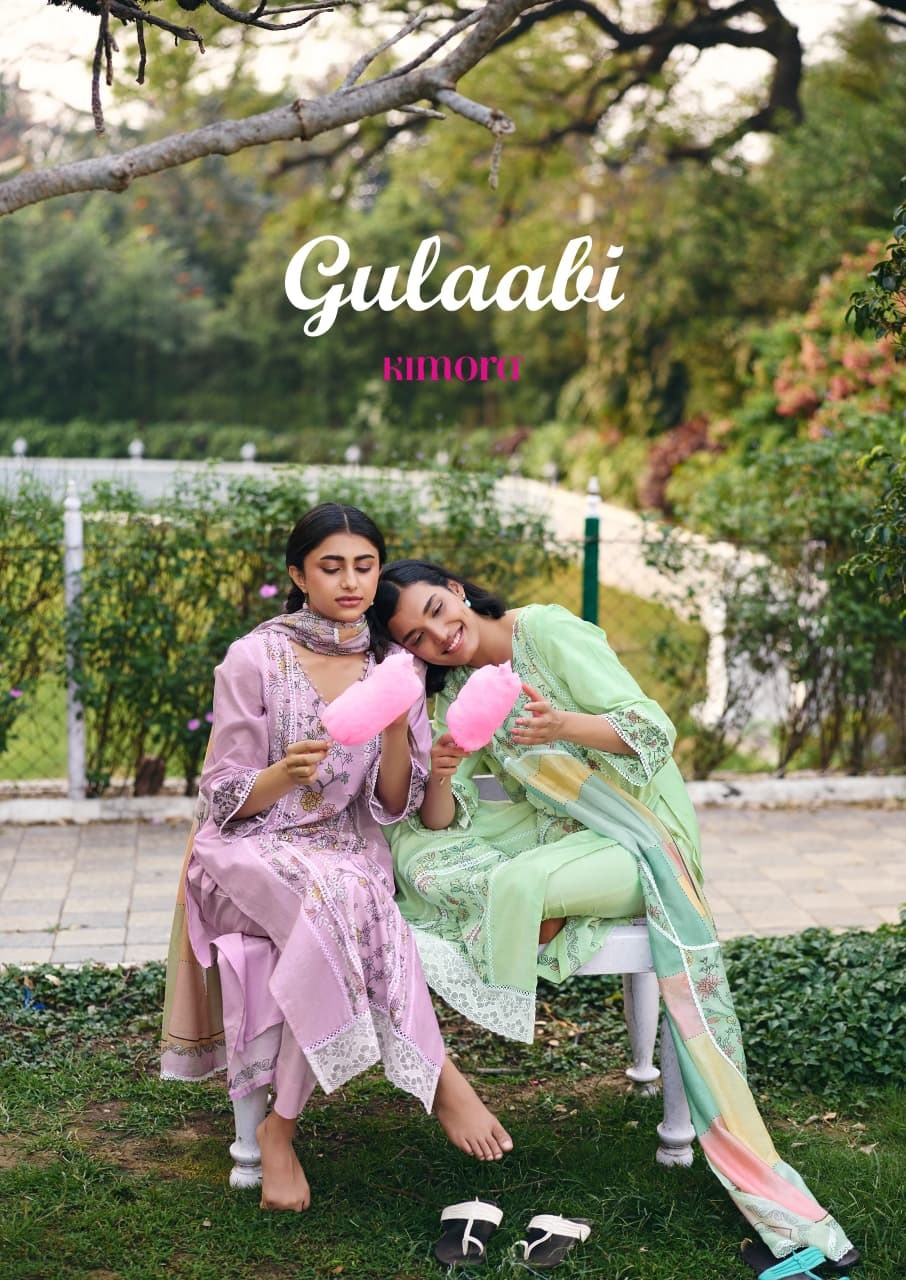 Kimora Gulaabi Vol 72 Lawn Embroidered Salwar Kameez Collection