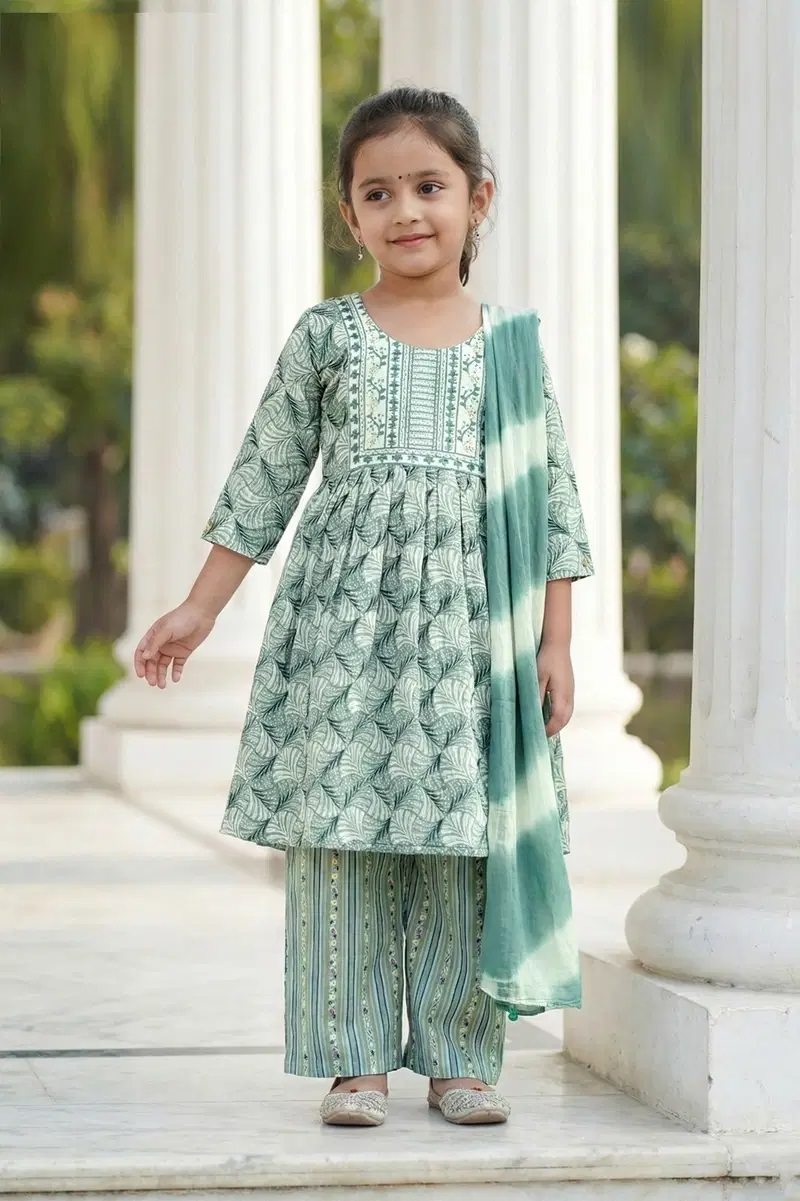 Jui 9731 To 9733 Capsule Printed Kids Girls Kurti Set