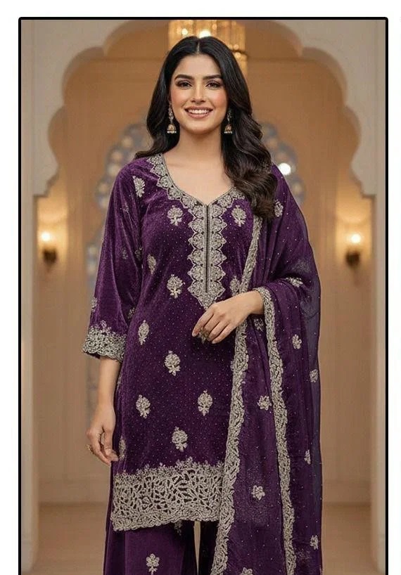 Hoor Tex 576 A To D Embroidered Salwar Suits Collection