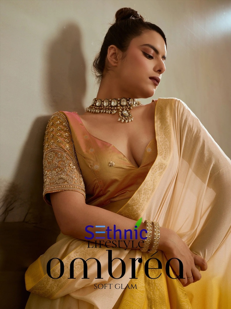 Sethnic Ombrea Soft Glam Chiffon Saree Collection