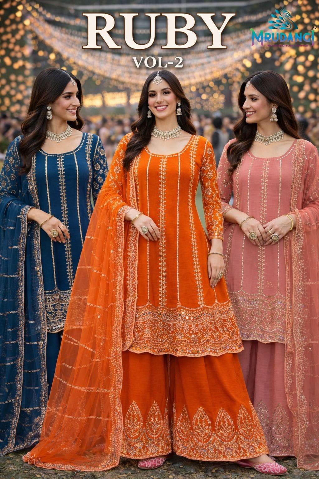 Mrudangi Ruby Vol 2 Designer Salwar Kameez Collection