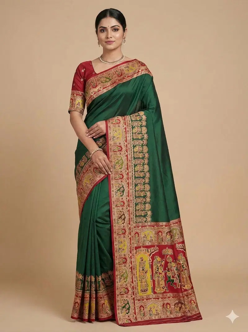 Mb 44 Pashmina Paithani Silk Saree Collection