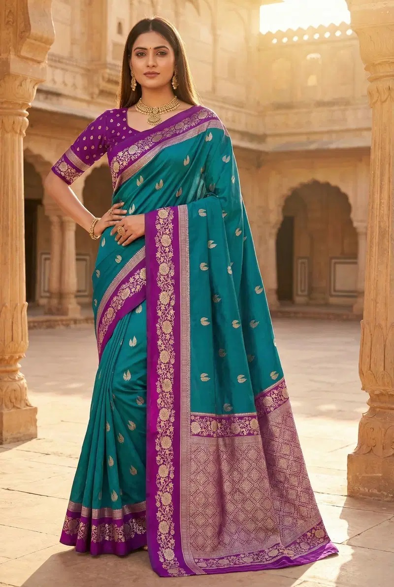 Mb 6080 Soft Banarasi Silk Saree Collection