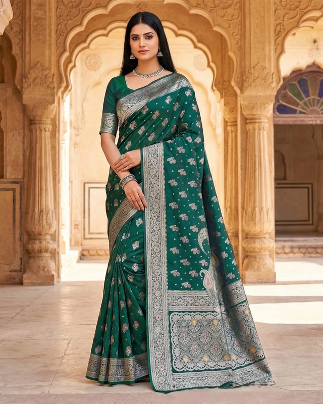Mb 3279 Banarasi Katan Silk Saree Collection