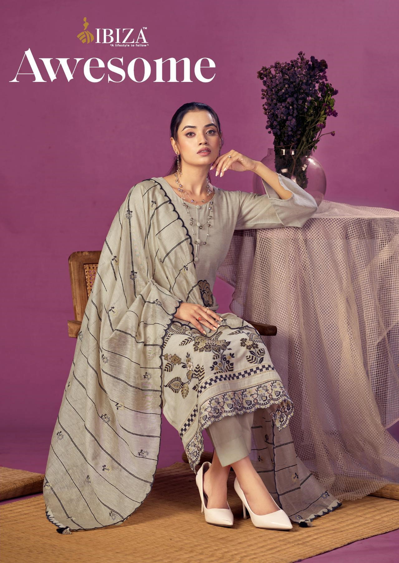 Ibiza Awesome Linen Cotton Salwar Kameez Collection