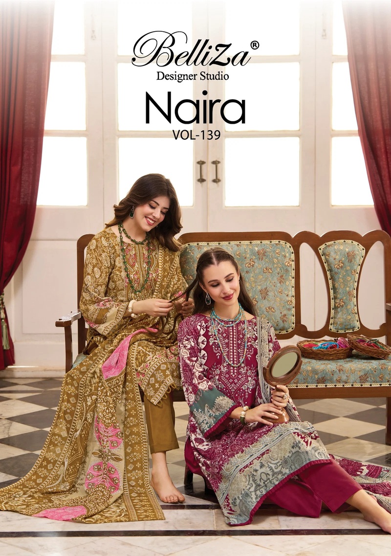 Belliza Naira Vol 139 Embroidered Salwar Kameez Collection