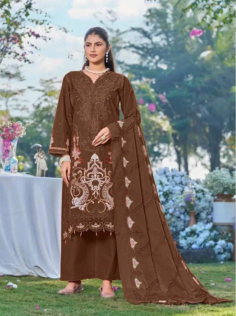 Saniya Elaf Vol 27 Nx Chikankari Worked Salwar Kameez