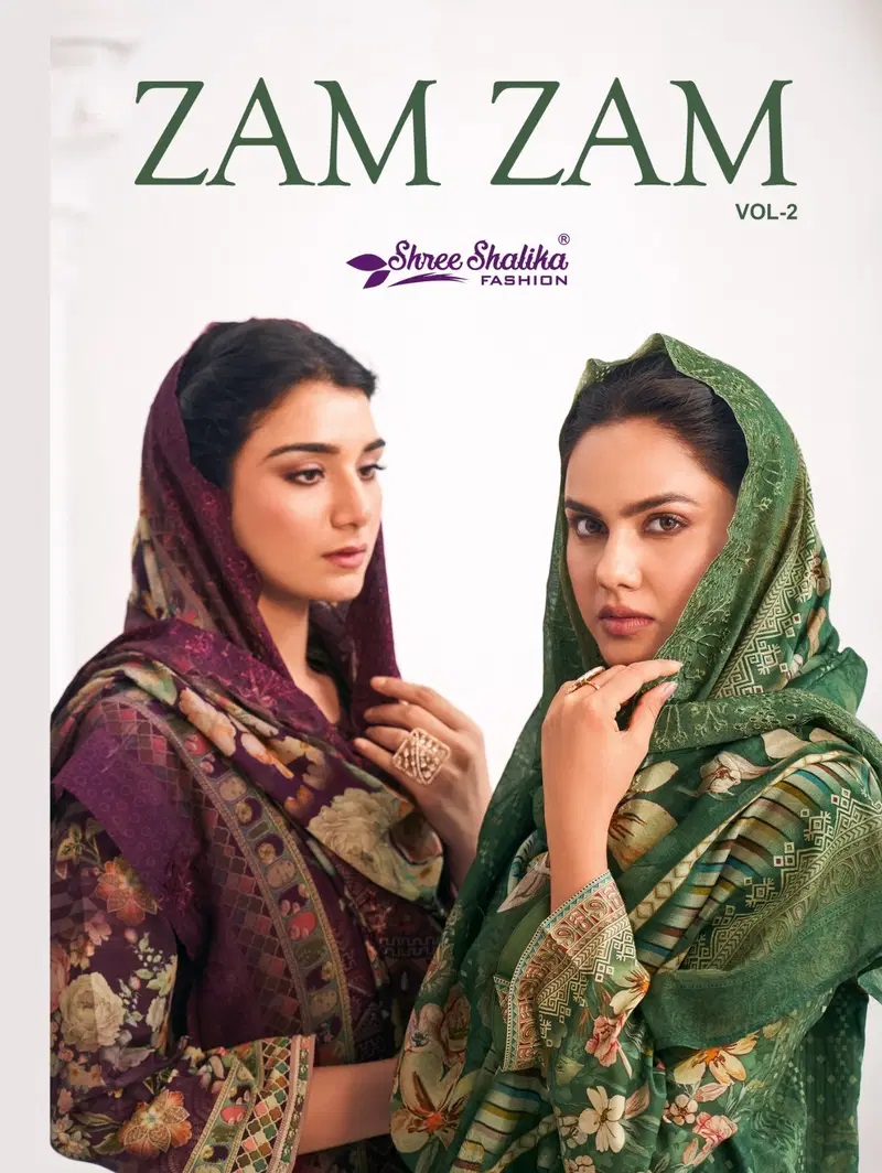 Shree Shalika Zam Zam Vol 2 Lawn Cotton Dress Material Collection