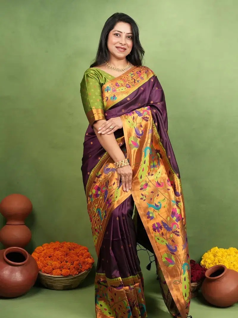 Soft Silk 005 Traditional Paithani Silk Saree Collection