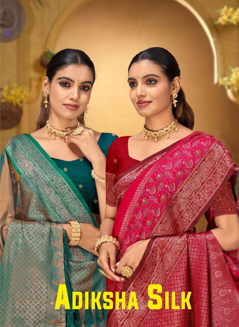 Bunawat Adiksha Soft Silk Designer Saree Collection