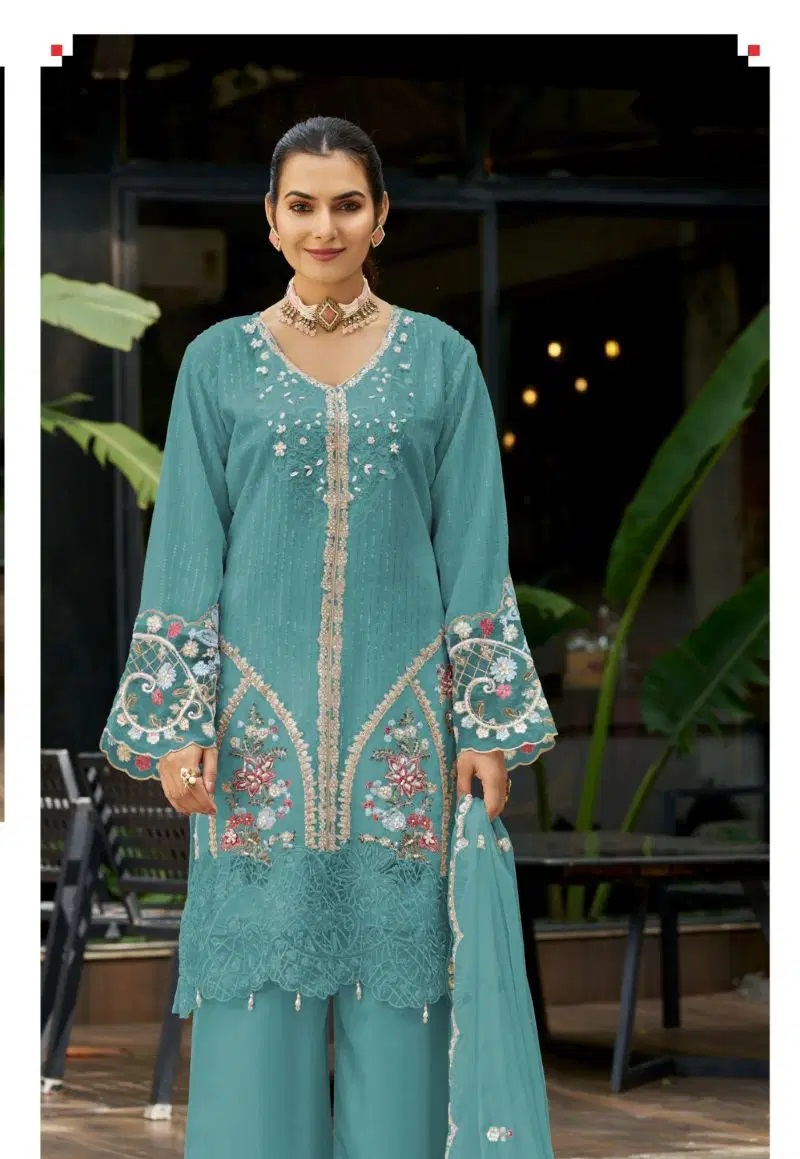 Deepsy D 2402 A To D Chiffon Pakistani Salwar Kameez Collection