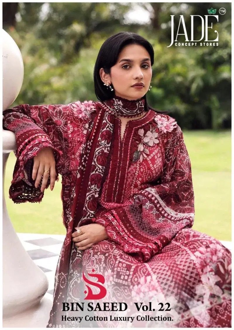 Jade Bin Saeed Vol 22 Readymade Pakistani Suits Collection