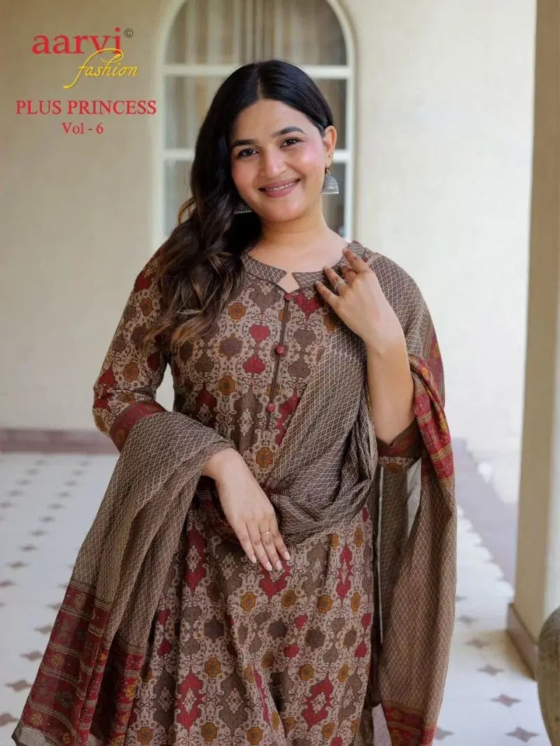 Aarvi Plus Princess Vol 6 Readymade Cotton Kurti Set