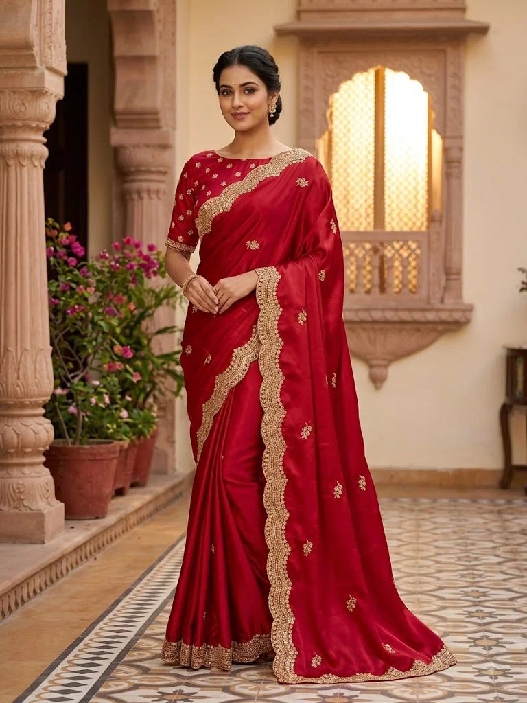 Sw Rajarani Vol 1 Embroidered Work Saree Collection