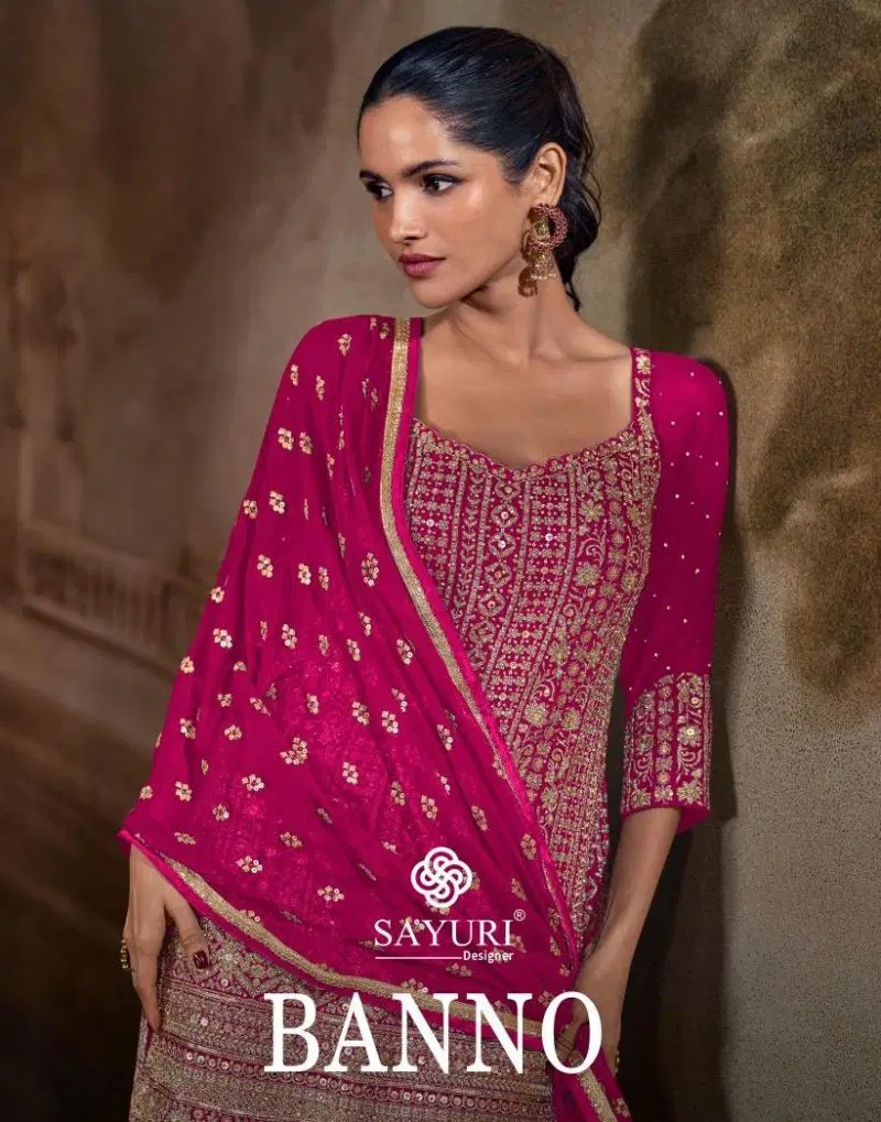 Sayuri Banno Georgette Designer Salwar Kameez Collection